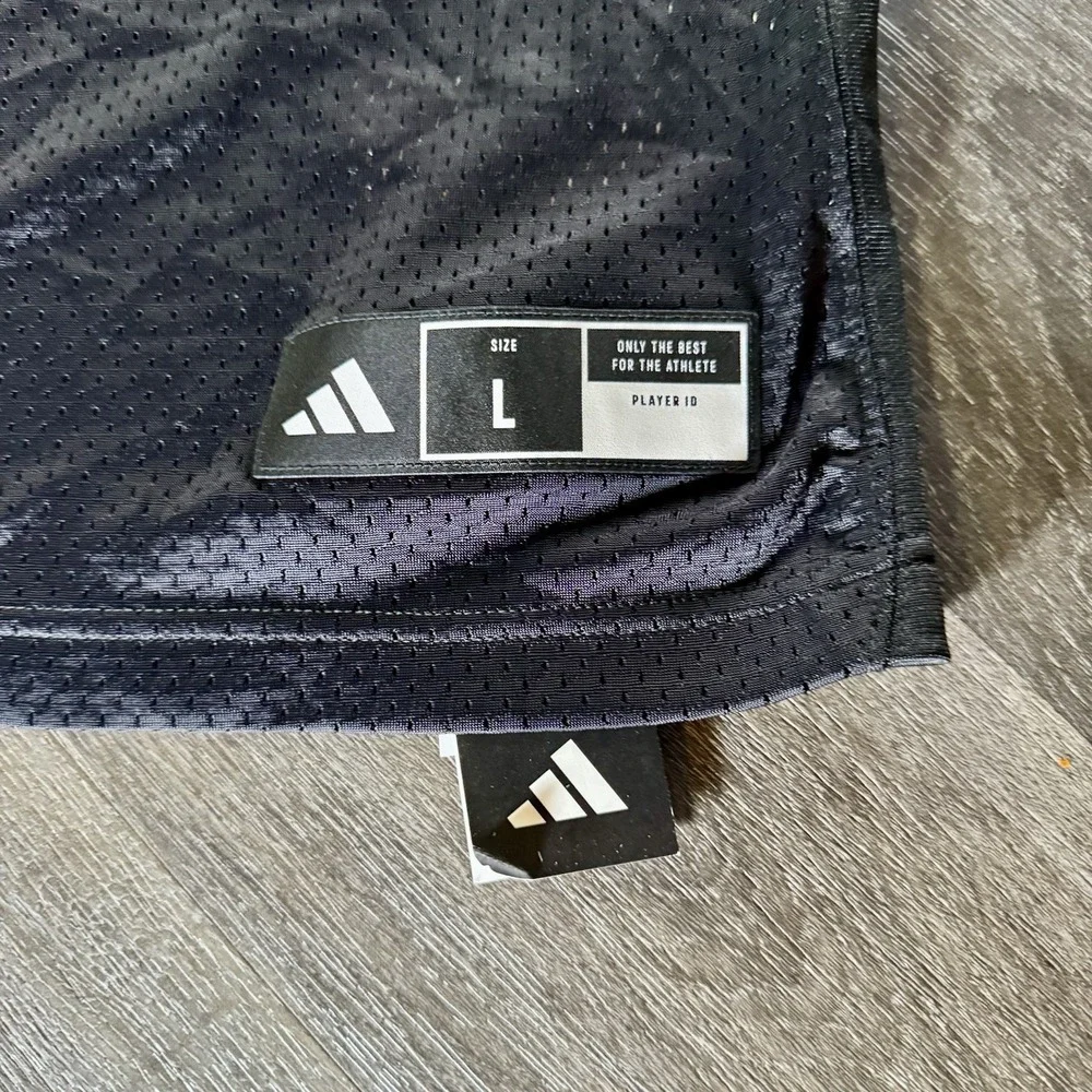 Adidas Football‎ Jersey Mens L Black Press Coverage Mesh Breathable Practice